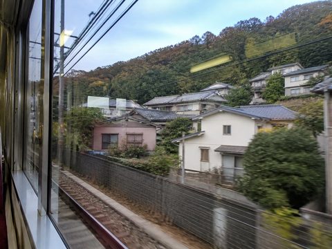 叡山電車窗外的北京都